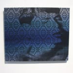 Zee Boudreaux Clean is Never (2009) Hand woven jacquard, cotton 20 x 24 inches (detail)