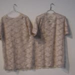 Katherine Hubbard Untitled (2009) Cotton and synthetic lace sculptural shirt 36 x 48 inches