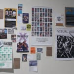 The Community Wall included several artists and artists' projects. Timothy Bruehl's, The First 5 Yesrs, 2005 - 2011, was one of the featured artists.